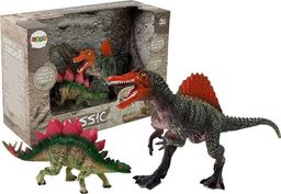 LEANToys Zestaw Figurek Dinozaur Spinosaurus, Stegosaurus