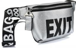 Krateczka nerka saszetka HIT torba na pas przez ramię srebrna exit X76