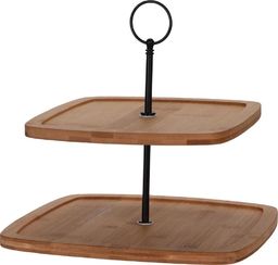 Excellent Housewear Bambusowa patera na ciasto kwadrat 23 cm