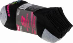  Skechers Skechers Boys 6pk No Show Socks S108264-BLK Czarne 31-34