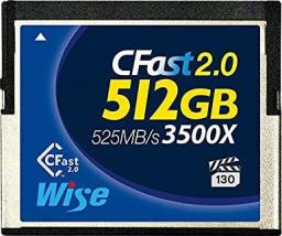 Karta Wise Advanced Blue 3500X CFast 512 GB  (WI-CFAST-5120)