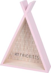 H&S Decoration Półka ścienna Tipi różowa