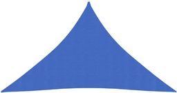 vidaXL Żagiel przeciwsłoneczny 160 g/m, niebieski, 3,5x3,5x4,9m, HDPE