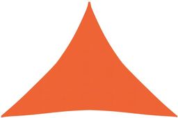 vidaXL Żagiel przeciwsłoneczny, 160 g/m, pomarańcz, 3x3x3 m, HDPE
