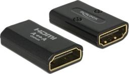 Adapter AV Delock HDMI - HDMI czarny (65659)
