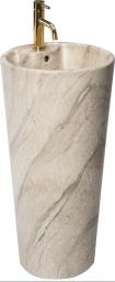 Umywalka Rea Blanka wolnostojąca 40cm imitacja kamienia
