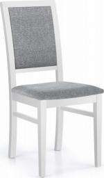  Halmar Krzesło SYLWEK 1 szare tkanina/białe