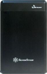 Kieszeń SilverStone 2.5" SATA - USB 2.0 Treasure TS01 Czarna (SST-TS01B)