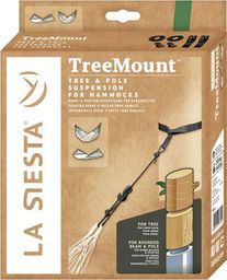  tree mount Zestaw mocujący do hamaka TreeMount Black, czarny TMF45