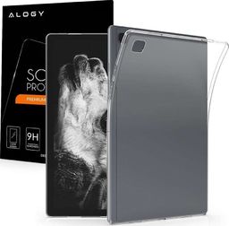 Etui na tablet 4kom.pl do Galaxy Tab A7 10.4 T500/T505 silikonowe przezroczyste + Szkło