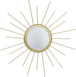  Art-Pol Małe Złote Lustro Dekoracyjne Słońce, Metal h:30cm