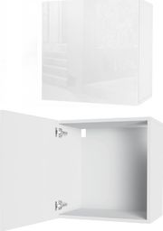 TopEshop SZAFKA SŁUPEK VIDA 5 WISZĄCA 50CM BIEL POŁYSK