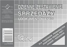 Michalczyk & Prokop Dzienne zestawienie sprzedaży udokumentowanej K-14