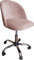 Krzesło biurowe Atos Colin Różowe