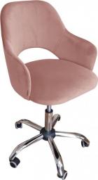 Krzesło biurowe Atos Milano Różowe