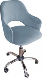 Krzesło biurowe Atos Milano Błękitne