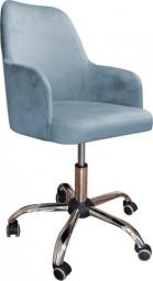 Krzesło biurowe Atos Westa Błękitne