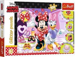  Trefl Puzzle brokatowe Minnie i błyskotki Minnie Mouse 100 ele.