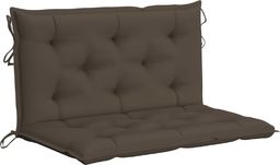 vidaXL Poduszka na huśtawkę tkanina taupe 100 cm