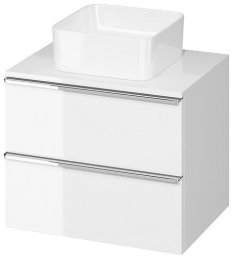 Cersanit S522-040 SZAFKA Z BLATEM VIRGO 60 BIAŁA UCHW CHROM ZMONT. // CER.VIRGO-BLAT-60-BIAŁA-UCH-CH