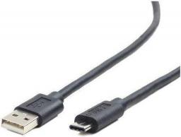 Kabel USB Gembird USB-A - USB-C 1.8 m Czarny (CCP-USB2-AMCM-10)