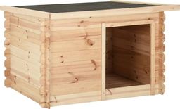 vidaXL Buda dla psa, 120x100x80 cm, lite drewno sosnowe