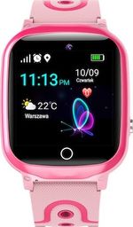 Smartwatch GoGPS K17 Różowy  (K17PK)