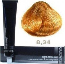  Selective Professional Farba Selective Oligomineral Cream 8,34 Jasny blond złocisto-miedziany