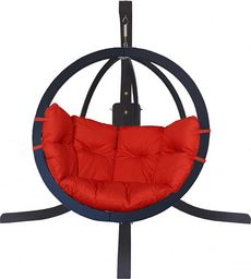 Koala Zestaw: stojak Alicante Antracyt + fotel Swing Chair Single (9), Czerwony Alicante +Swing Chair Single (9)
