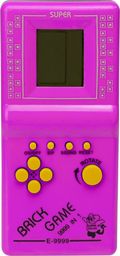  Ikonka Gra Gierka Eletroniczna Tetris 9999in1 różowa