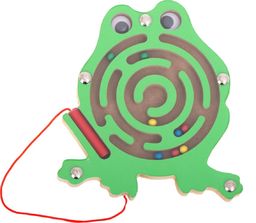  Ikonka Labirynt magnetyczny kuleczki żaba