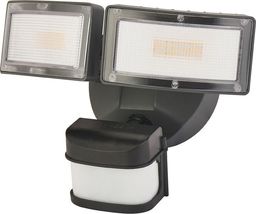 Kinkiet SU-MA Kinkiet elewacyjny LED IP54 czarny SU-MA Duo 6556-PIR