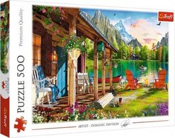  Trefl Puzzle 500el Domek w górach 37408 Trefl p8