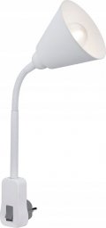 Lampa stołowa Paulmann Lampa wtyczkowa Junus E14 Biały elastyczne ramię
