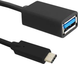 Adapter USB Qoltec Czarny  (50485)