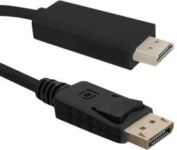 Kabel Qoltec DisplayPort - HDMI 3m czarny (50442)