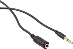 Kabel Maclean Jack 3.5mm - Jack 3.5mm 5m czarny (MCTV-821)