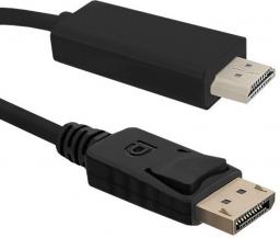 Kabel Qoltec DisplayPort - HDMI 2m czarny (50441)