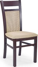  Elior Drewniane krzesło w stylu skandynawskim Lettar - Ciemny orzech