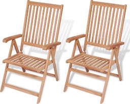  Elior Zestaw drewnianych krzeseł ogrodowych - Onder