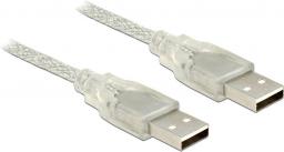 Kabel USB Delock USB-A - USB-A 0.5 m Przezroczysty (83886)