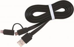 Kabel USB Gembird USB-A - Lightning 1 m Czarny (CC-USB2-AMLM2-1M)