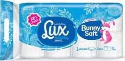  Bunny Soft Bunny Soft Lux - Miękki papier toaletowy, 2-warstwy, celuloza - 8 rolek