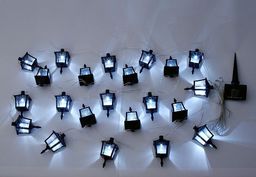  DLGTP Lampki solarne w kształcie latarni 24 sztuki, oświetlenie ogrodowe