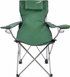  DLGTP Krzesło turystyczne wędkarskie ciemnozielone