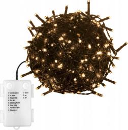 Lampki choinkowe MXSTP LED na baterie białe ciepłe 50szt. (30010314)