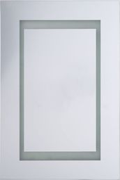  Shumee Szafka łazienkowa wisząca z lustrem LED 40 x 60 cm biała MALASPINA