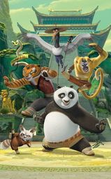  Walltastic Tapeta fototapeta Kung Fu Panda