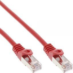  InLine Patchcord SF/UTP, Cat.5e, czerwony 15m (72515R)