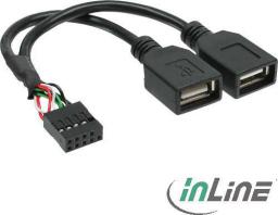  InLine USB zew. - USB wew., Czarny (33440M)
